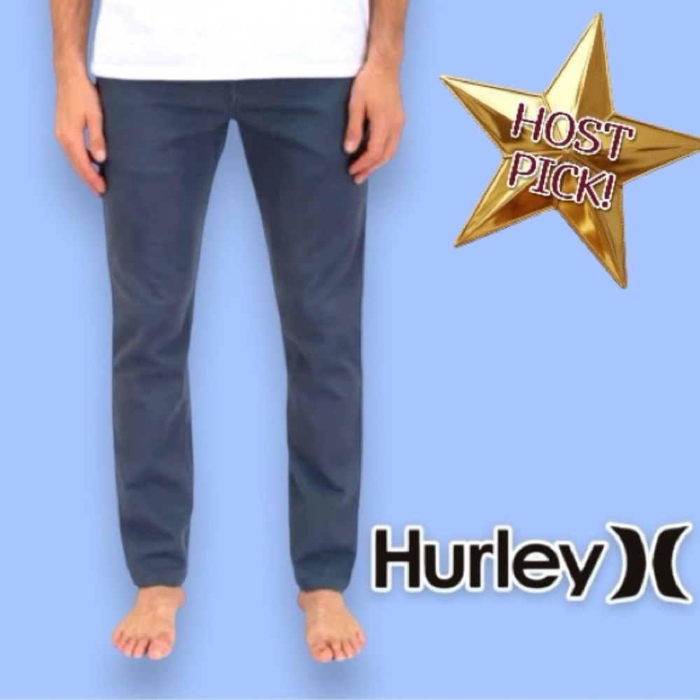 ⭐️HP⭐️ EUC HURLEY Worker Icon Pants in Iron Ore. Size Mens 32 👖